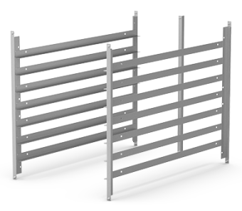 Направляющие для стенда 600х400 Unox XWALC-07EF-H